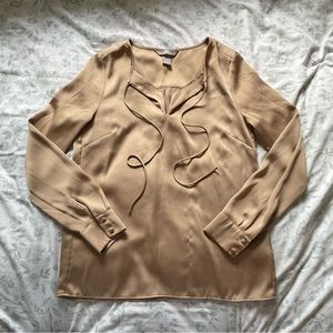 H & M golden longsleeve lop